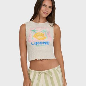 Club Beach Tank Top - White Cap