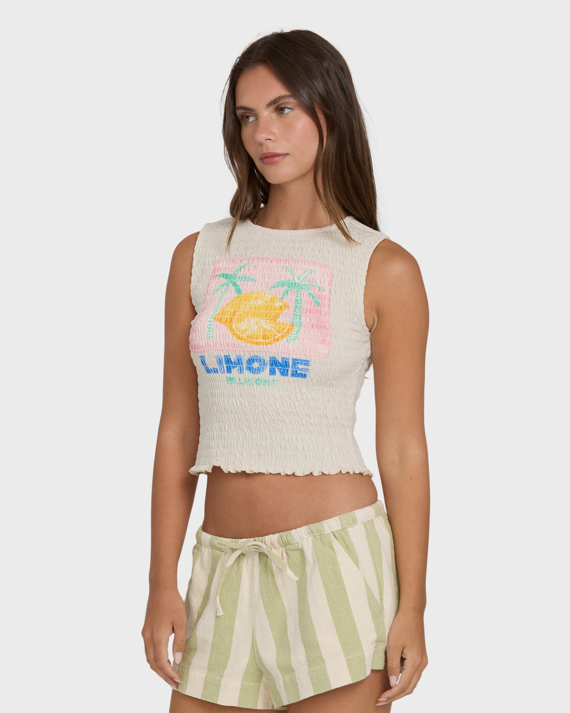 Club Beach Tank Top - White Cap - Image 3