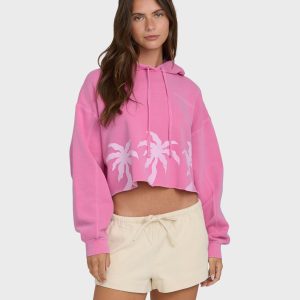 Palmer Hood Pullover Hoodie - Guava