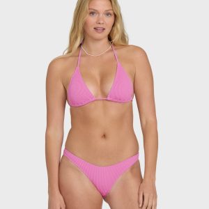Summer Hi Remi Triangle Bikini Top - Party Pink