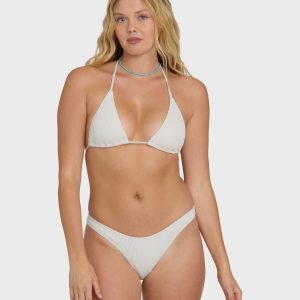 Summer Hi Remi Triangle Bikini Top - Salt Crystal