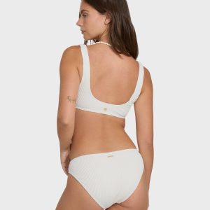 Summer Hi Lowrider Full Bikini Bottoms - Salt Crystal