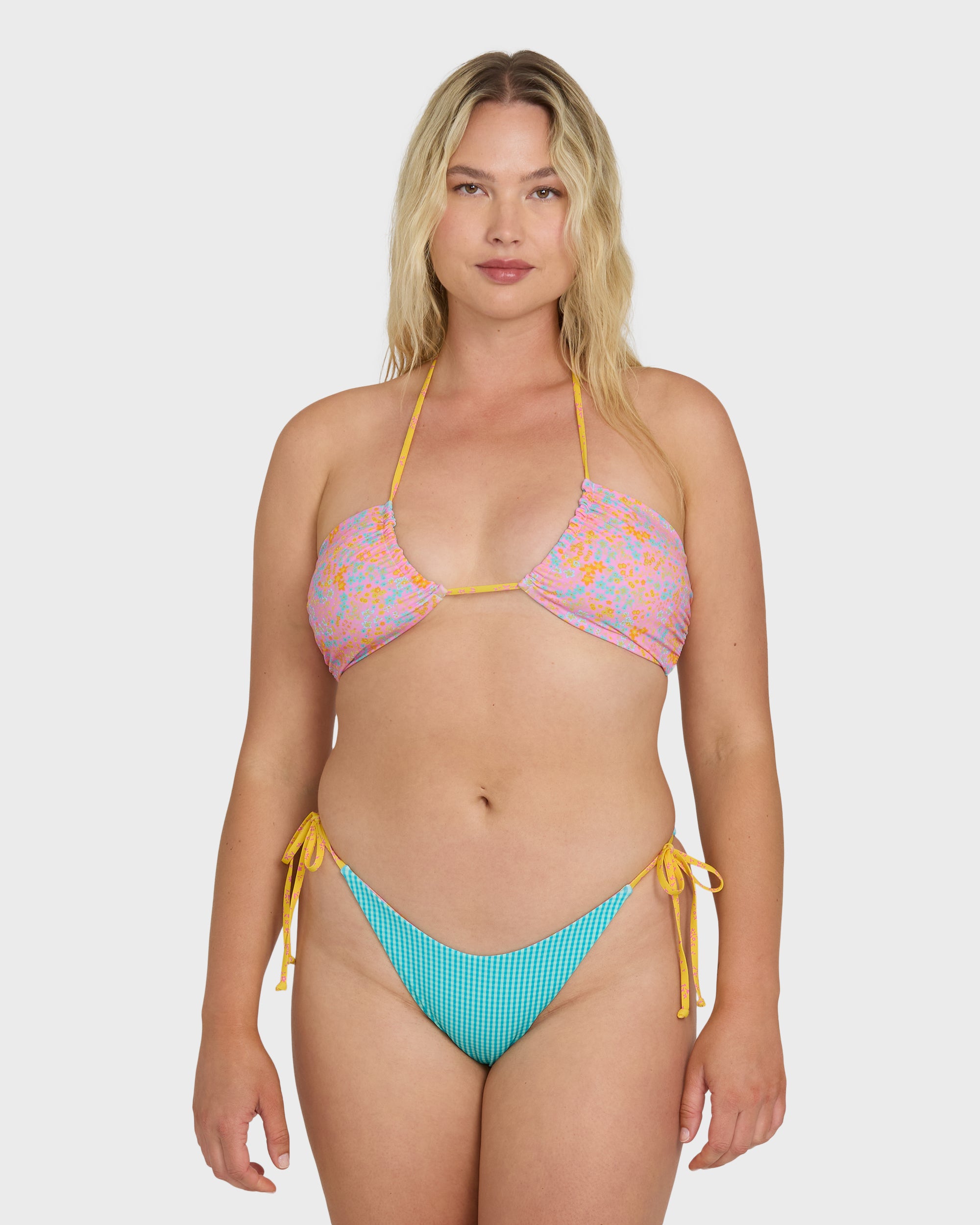 Babe Alert Dippi Reversible Tie-Side Bikini Bottoms - Agave - Image 8