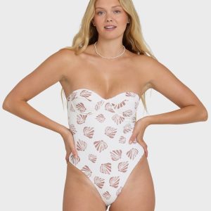 Sandy Shells Hailey One Piece Swimsuit - Salt Crystal