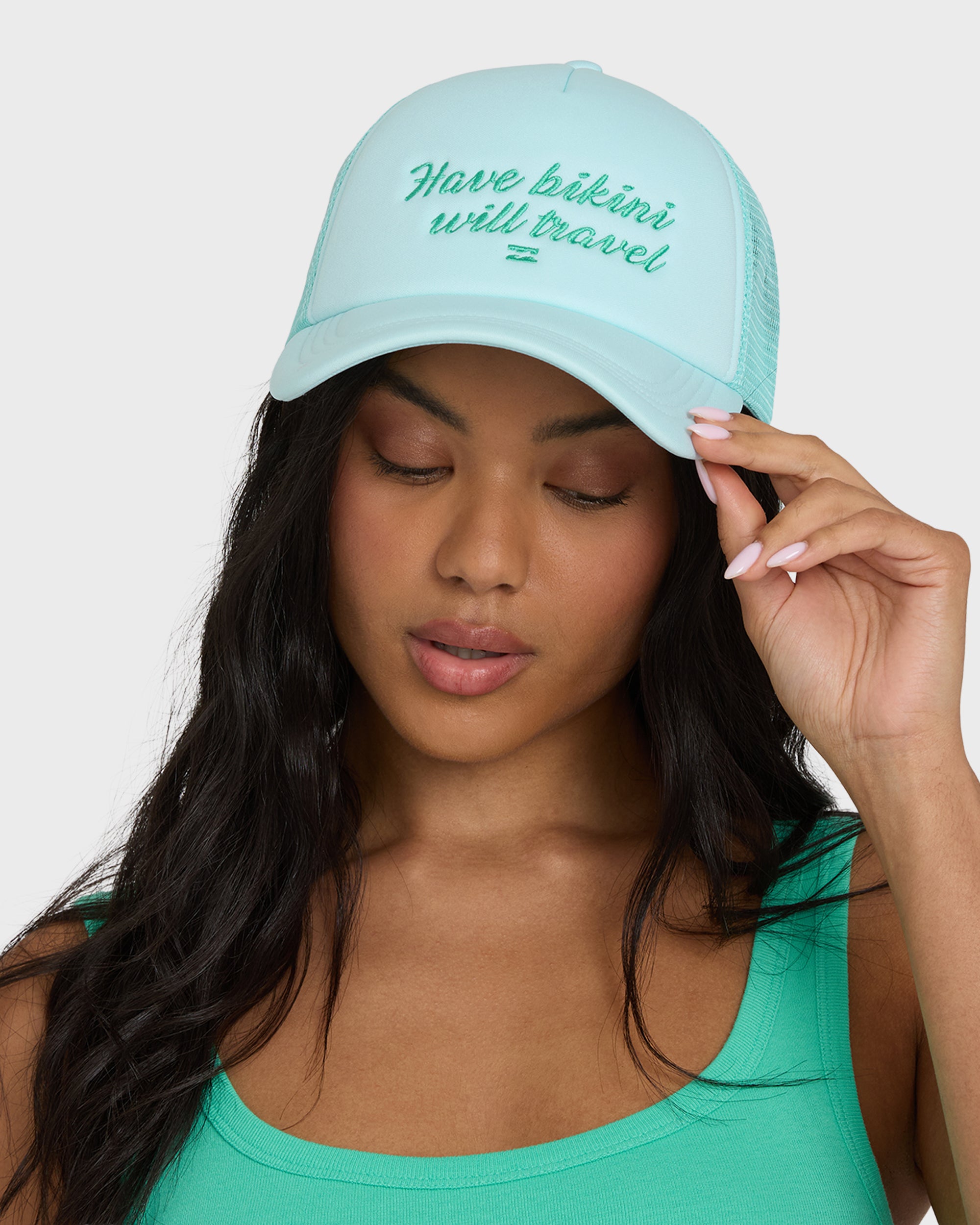 Across Waves Trucker Hat - Clearwater - Image 5