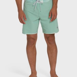 73 Pro 18 Boardshorts - Granite Green