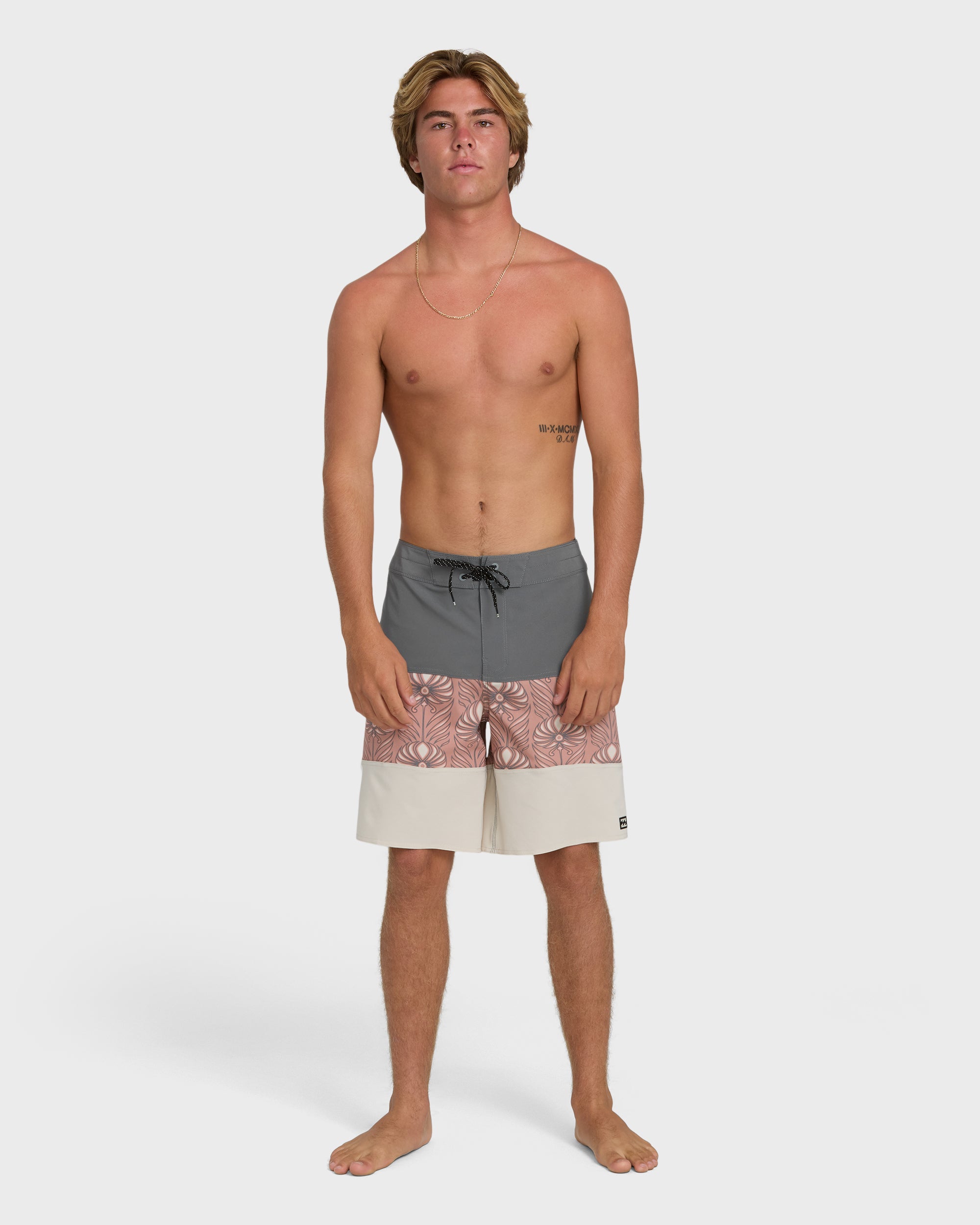 Tribong Pro 19 Boardshorts - Ash Rose - Image 4