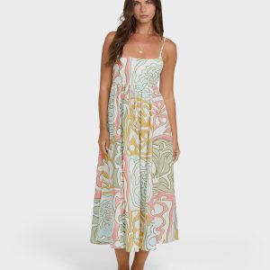 Island Life Midi Dress - Clearwater