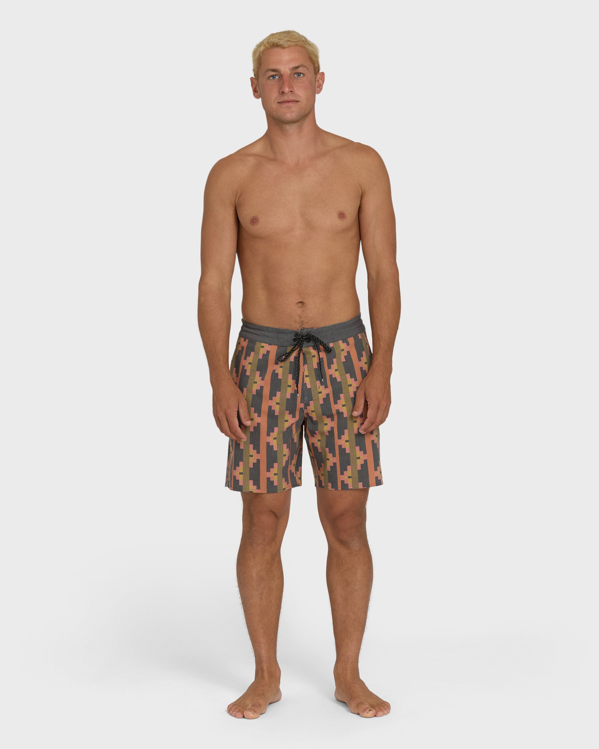 Good Times Lo Tide 18 Boardshorts - Rust - Image 4