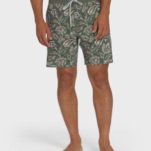 Good Times Lo Tide 18 Boardshorts - Winter Moss