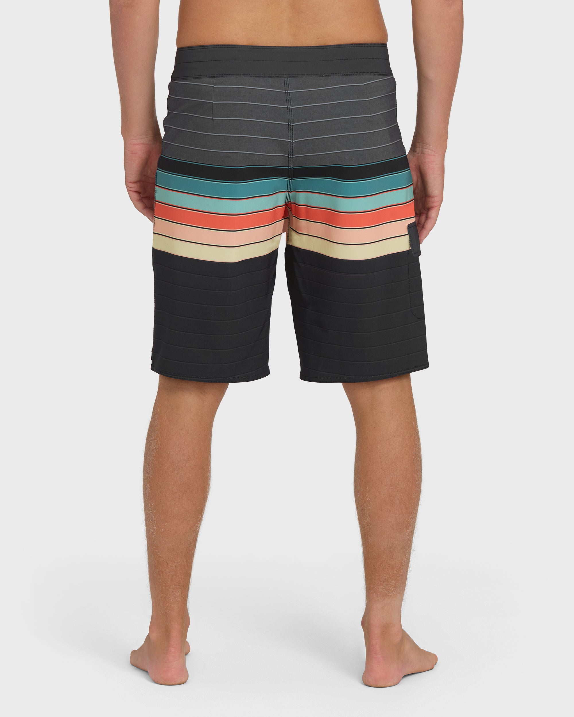 All Day Stripe Pro 20 Boardshorts - Black - Image 2