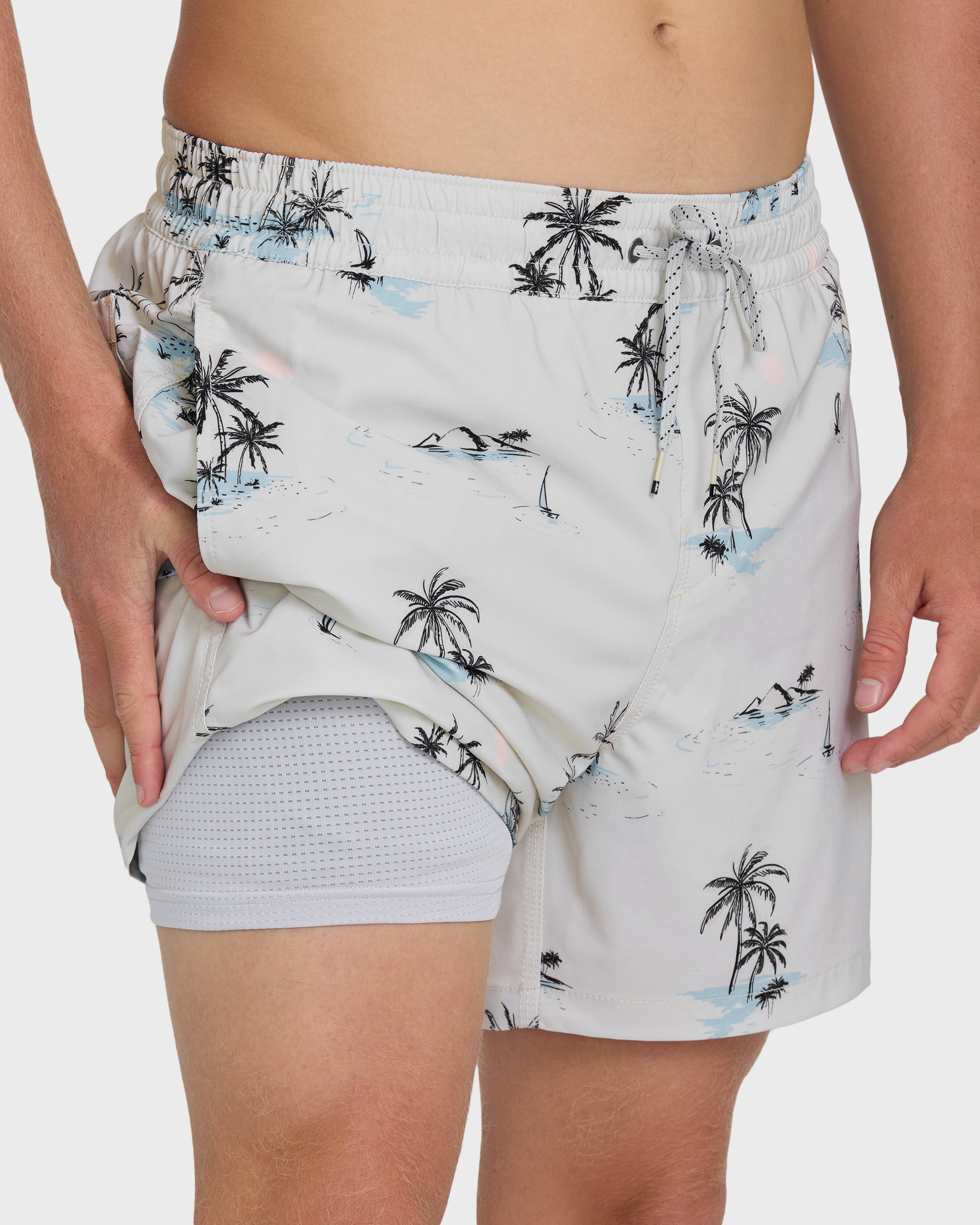 Lineup Layback 16 Trunks - Fog Gray - Image 6
