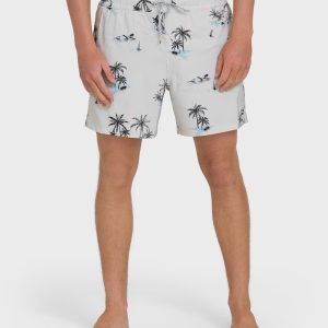 Lineup Layback 16 Trunks - Fog Gray
