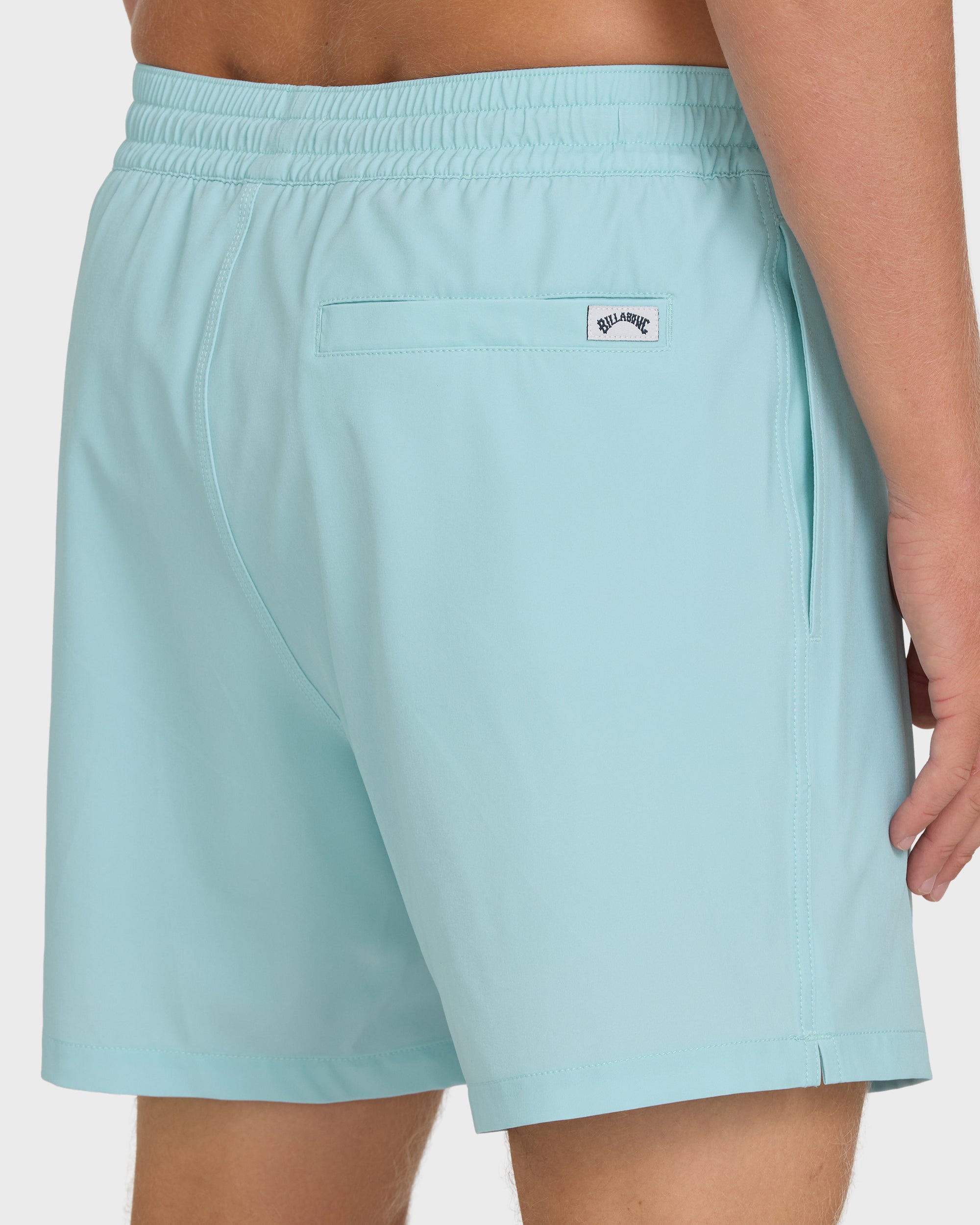 Lineup Solid Layback 16 Trunks - Dusty Blue - Image 5