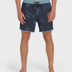 Seventy Three Layback 16 Trunks - True Navy
