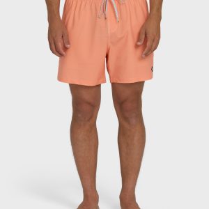 Every Other Day Wave Washed Layback 16 Trunks - Cantaloupe