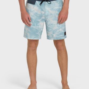 True North Garage Lo Tide 18 Boardshorts - Blue Fog