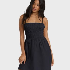 Suns Out Mini Dress - Black Sands