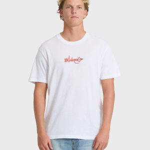 Occys Point Premium Short Sleeve Cotton T-Shirt - White