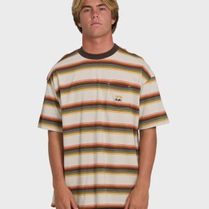 Baxter Short Sleeve Knit T-Shirt - Oatmeal