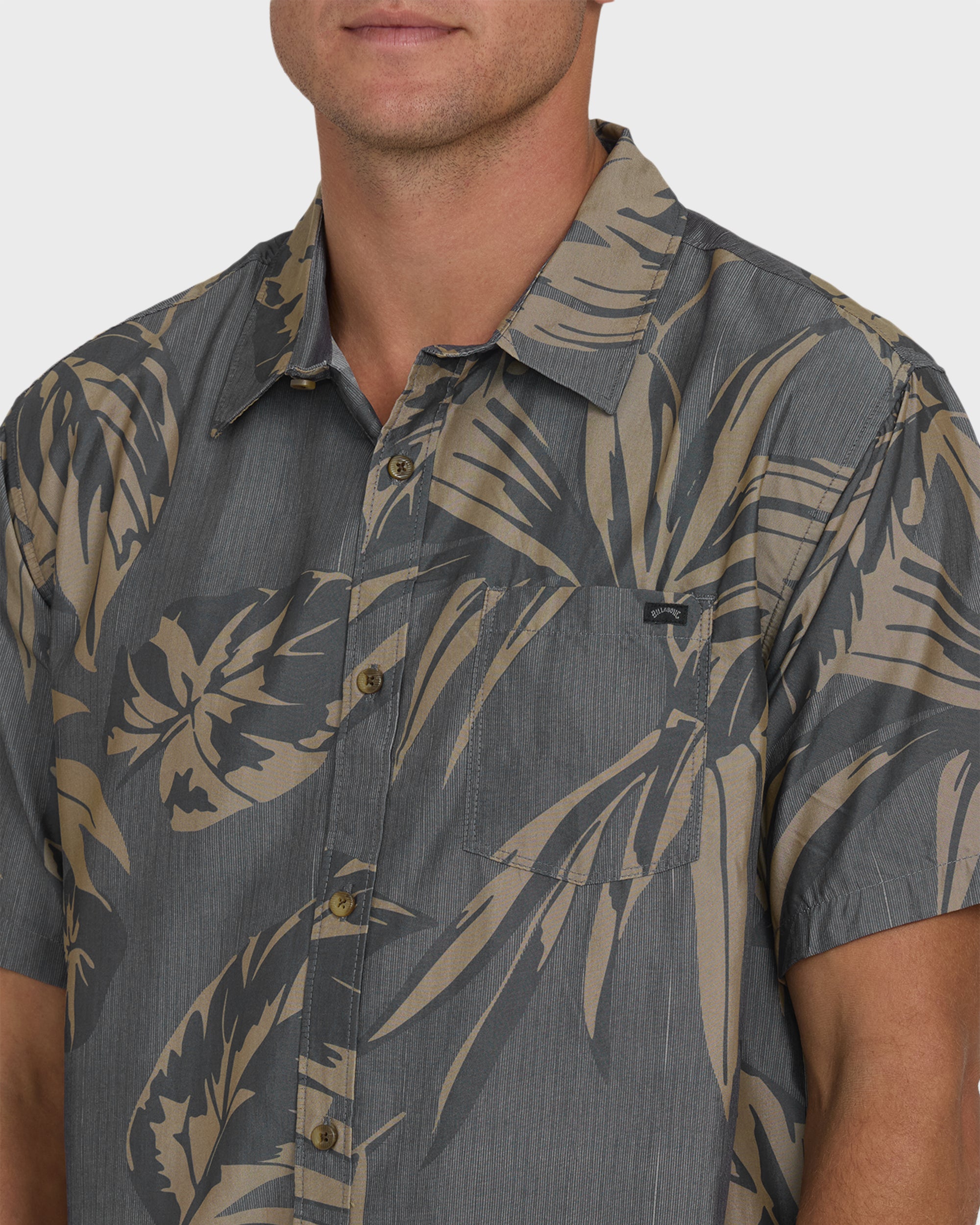 Sundays Lounge Short Sleeve Woven Shirt - Black - Image 5