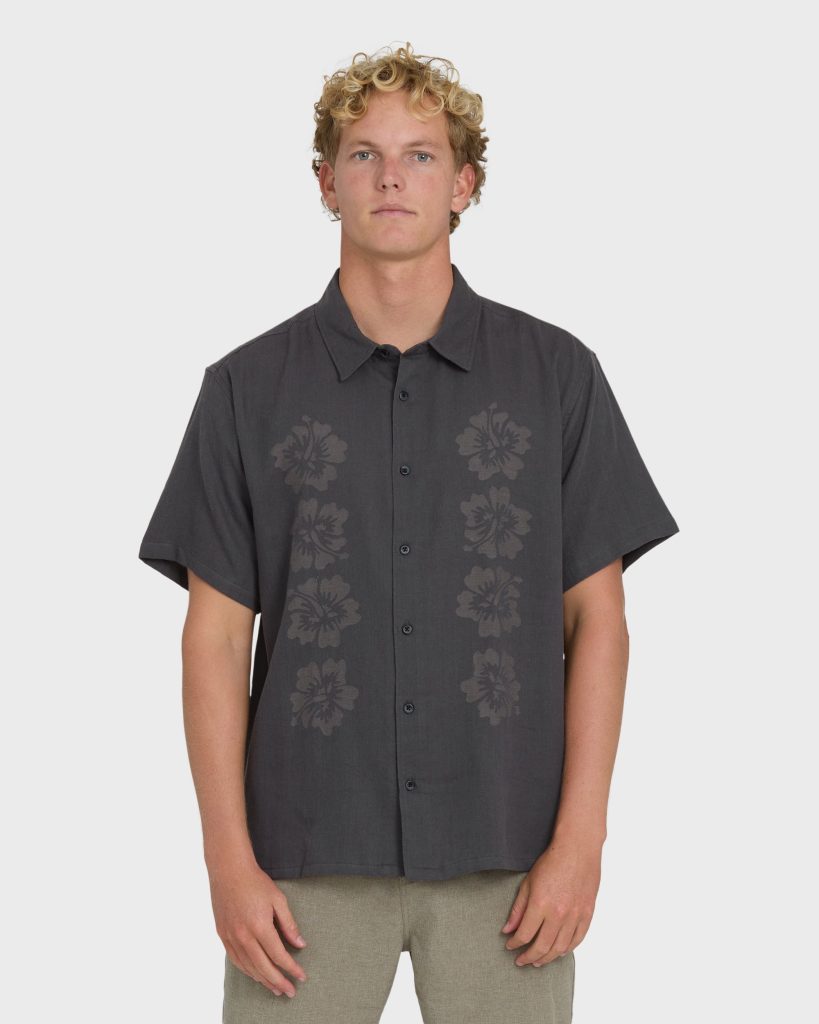 Cordoba Short Sleeve Woven Shirt - Raven