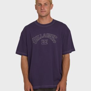 Dash OG Short Sleeve Knit T-Shirt - Purple Velvet
